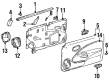 Saturn SC1 Door Seal Diagram - 21160056