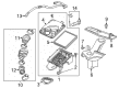 2013 Chevy Malibu Air Intake Coupling Diagram - 13313803