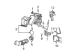 2004 Chevy SSR Mass Air Flow Sensor Diagram - 19330122