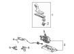 2023 Chevy Trailblazer Automatic Transmission Shift Levers Diagram - 84835021