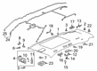 2022 Cadillac XT5 Door Handle Diagram - 23489650