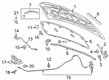 Chevy Spark Hood Cable Diagram - 94538399