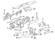 Hummer Dash Panel Vent Portion Covers Diagram - 15142915