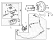 2015 Chevy SS Brake Master Cylinder Diagram - 92457837