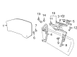 1996 Chevy Cavalier Window Channel Diagram - 12362890