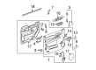 2012 Cadillac Escalade EXT Door Latch Assembly Diagram - 22862031