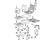 1992 Cadillac DeVille Cup Holder Diagram - 12510322