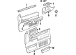 1991 GMC K3500 Door Armrest Diagram - 15546487