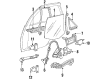 1990 Oldsmobile Cutlass Supreme Door Seal Diagram - 10289066