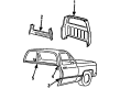 Chevy R20 Door Moldings Diagram - 14027354