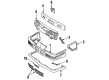 1990 Pontiac Grand Prix Bumper Diagram - 12504746