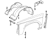 1993 GMC Typhoon Fender Splash Shield Diagram - 15592729