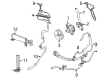 2008 Cadillac SRX Power Steering Hose Diagram - 10376954