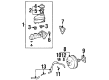 2002 Chevy Prizm Brake Booster Vacuum Hose Diagram - 94857037