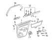 Cadillac Seville Door Moldings Diagram - 25694562