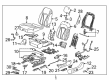 2016 Buick Envision Seat Cushion Pad Diagram - 23446870