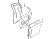 2000 Saturn SL Weather Strip Diagram - 21171281