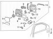 2023 Chevy Silverado 2500 HD Side View Mirrors Diagram - 84468913