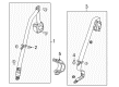 2020 Buick Encore Seat Belt Diagram - 42629218