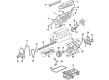 Chevy Trailblazer EXT Motor And Transmission Mount Diagram - 15141112