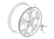 2023 Chevy Corvette Wheel Cover Diagram - 84691529