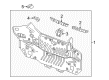 Chevy Volt Floor Pan Diagram - 84132396