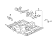 2002 Saturn LW300 Floor Pan Diagram - 21992682