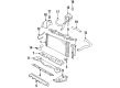 1997 Cadillac DeVille Radiator Hose Diagram - 25688318