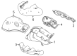 2023 Chevy Corvette Exhaust Heat Shield Diagram - 12673965