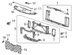 2020 GMC Yukon Weather Strip Diagram - 23423407