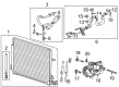 2018 Cadillac ATS Transmission Oil Cooler Diagram - 22960693