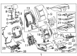 2019 Cadillac XTS Occupant Detection Sensor Diagram - 84372812