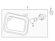 Hummer Forward Light Harness Connector Diagram - 12335899