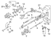 Chevy Silverado 1500 HD Classic Steering Shaft Diagram - 19329330