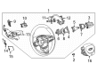 2021 Chevy Trailblazer Steering Wheel Diagram - 60004707