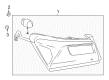 2021 Chevy Malibu Tail Light Diagram - 84882378