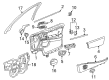 2004 Buick Park Avenue Power Window Switch Diagram - 25718947