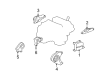 2008 Saturn Vue Motor And Transmission Mount Diagram - 15299278