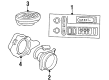 Oldsmobile Cutlass Supreme Car Speakers Diagram - 16154031