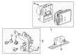 Cadillac Escalade ESV Wheel Speed Sensor Diagram - 13514499