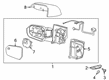 Chevy Volt Mirror Cover Diagram - 23364927