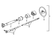 1994 Oldsmobile Bravada Steering Column Diagram - 26045269