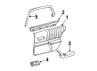 1991 Oldsmobile Cutlass Supreme Door Moldings Diagram - 10181102