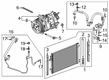 2021 Cadillac XT4 A/C Compressor Diagram - 86805593