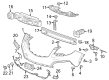 2015 Buick Encore Bumper Diagram - 95350350