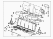 2019 GMC Sierra 2500 HD Seat Cushion Pad Diagram - 22967342