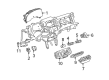 Pontiac Torrent Hazard Warning Switch Diagram - 15278007