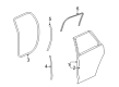 2015 Chevy Traverse Weather Strip Diagram - 23283531