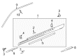 Chevy Camaro Weather Strip Diagram - 20969769