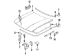 1995 Cadillac Fleetwood Lift Support Diagram - 10161936